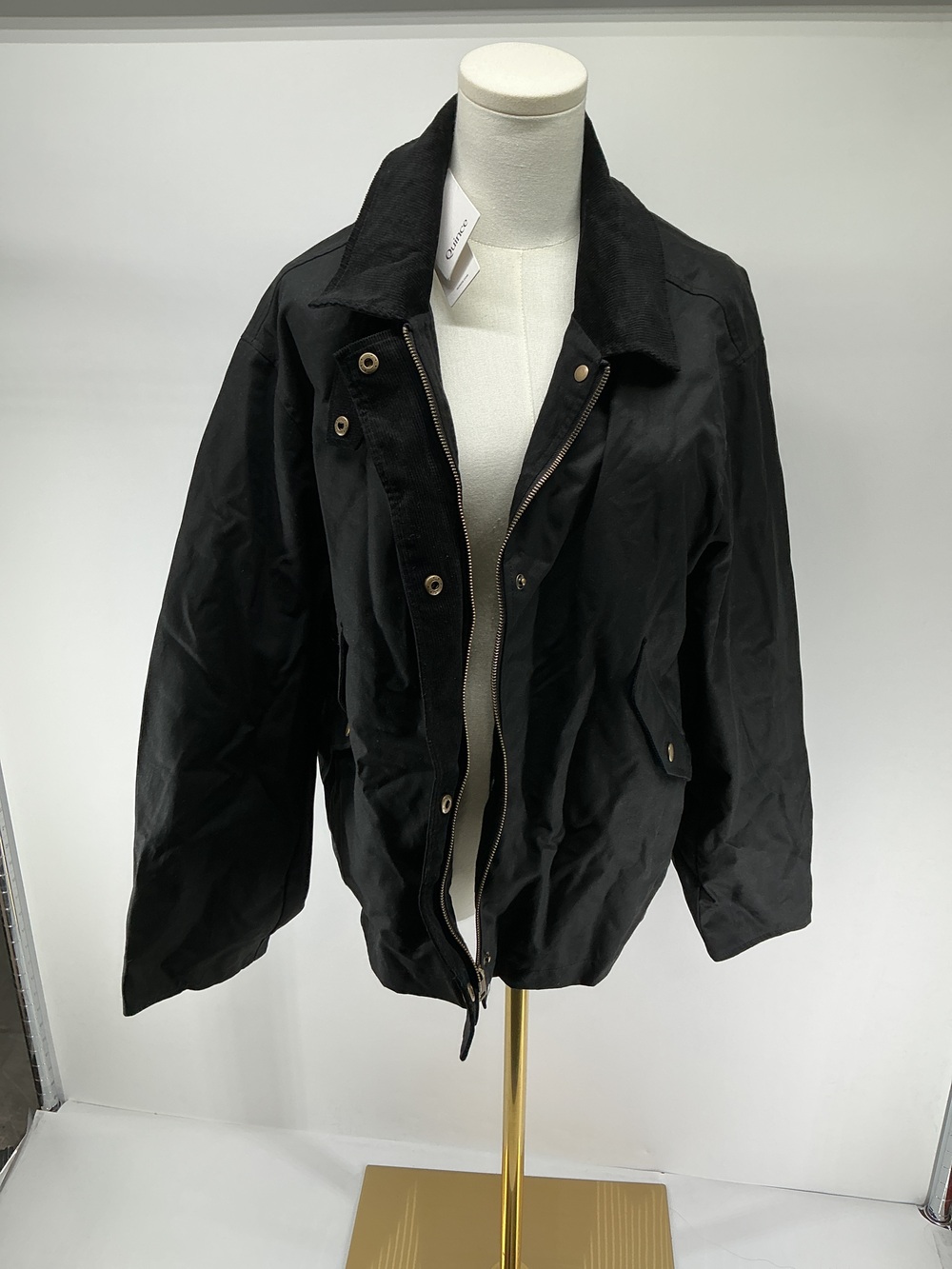 Organic Waxed Cotton Cropped Barn Jacket